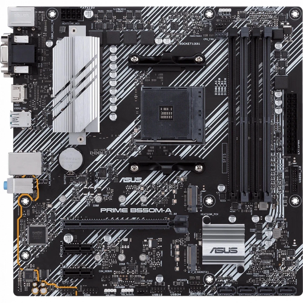 Материнская плата ASUS PRIME B550M-A, Socket AM4, mATX, DDR4 — 2