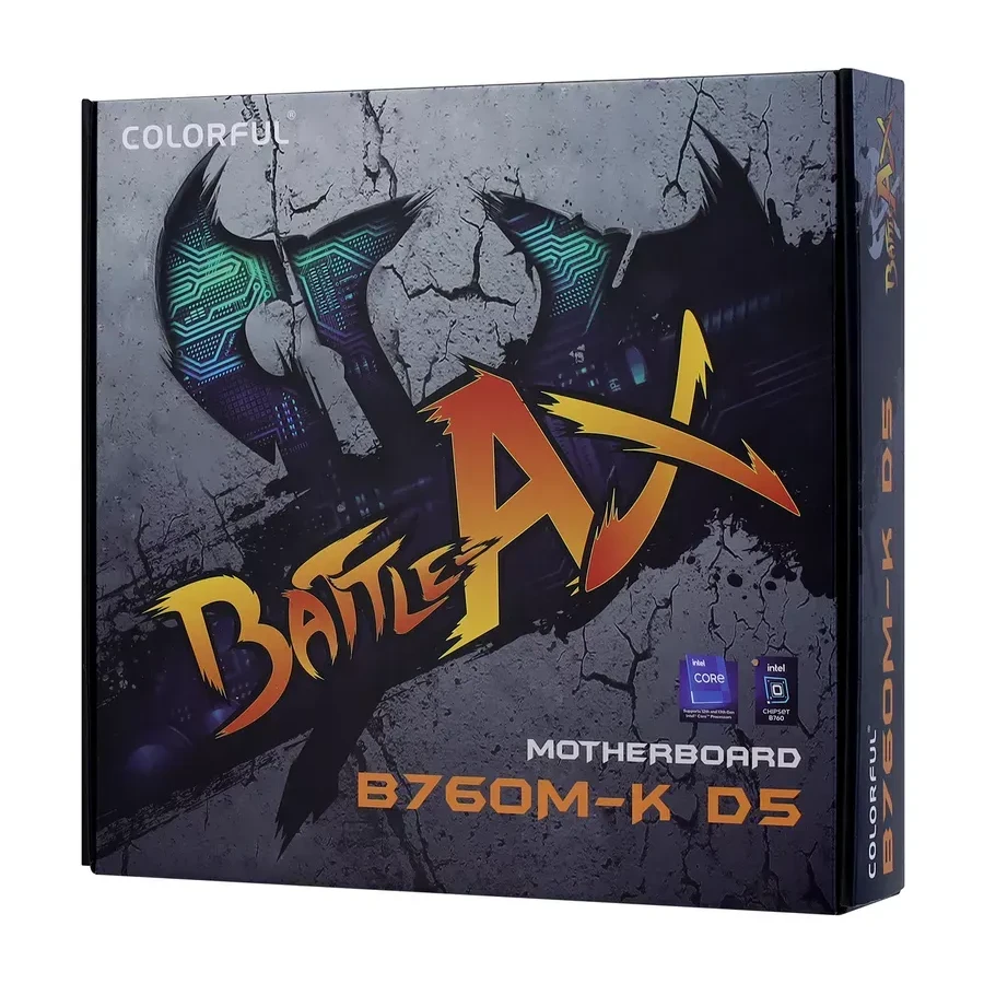 Материнская плата Colorful BATTLE-AX B760M-K D5 V20, mATX, DDR5 — 2