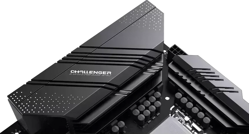 Материнская плата MaxSun Challenger B760M D5, mATX, Socket1700, DDR5 — 2