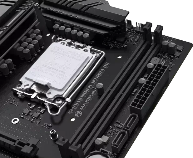 Материнская плата MaxSun Challenger B760M D5, mATX, Socket1700, DDR5 — 3