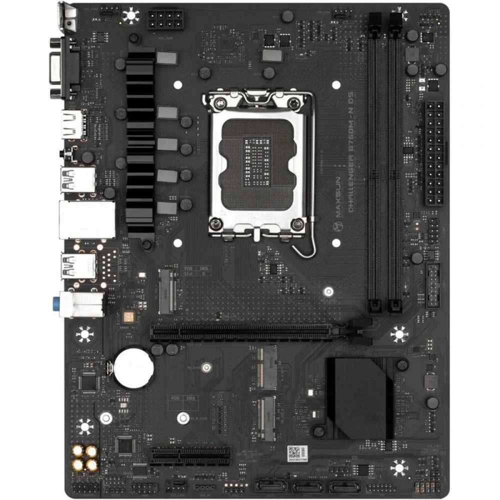 Материнская плата MaxSun Challenger B760M-N D5, mATX, Socket1700, DDR5 — 5