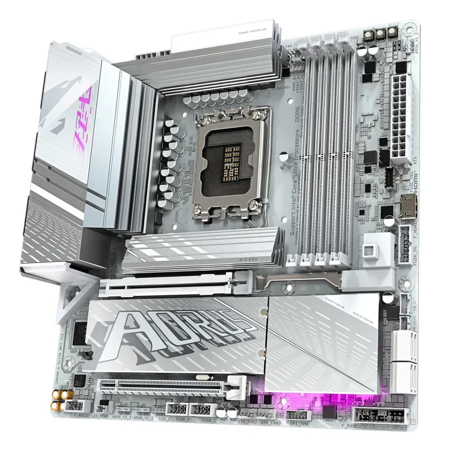 Материнская плата Gigabyte Z890 AORUS ELITE WIFI7 ICE, mATX, DDR5 — 4