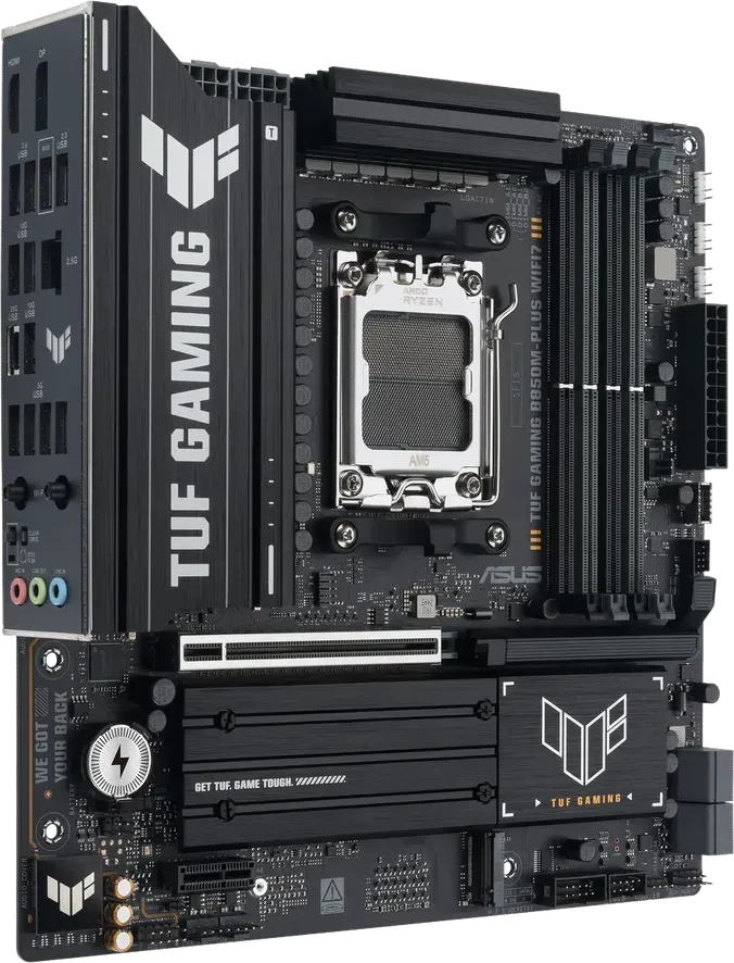 Материнская плата ASUS TUF GAMING B850M-PLUS WIFI7, AM5, DDR5, mATX — 2
