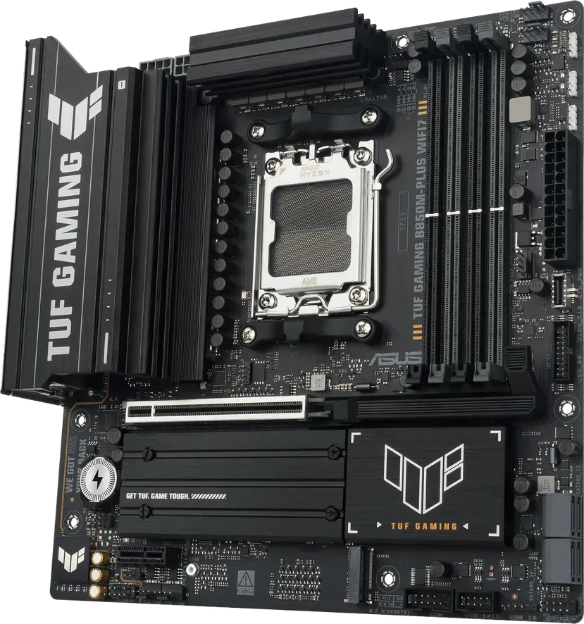 Материнская плата ASUS TUF GAMING B850M-PLUS WIFI7, AM5, DDR5, mATX — 4