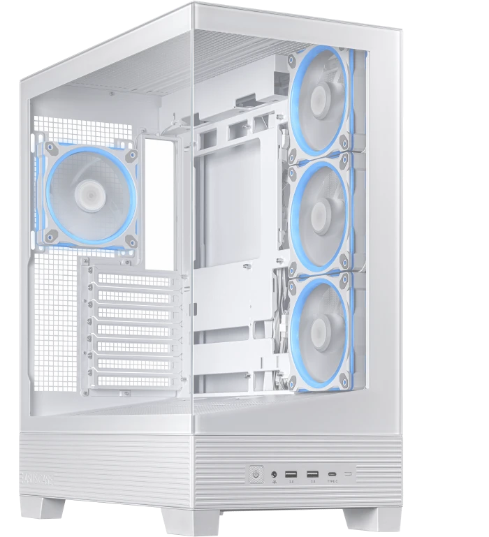 Корпус ASUS A31 Plus TG ARGB, White
