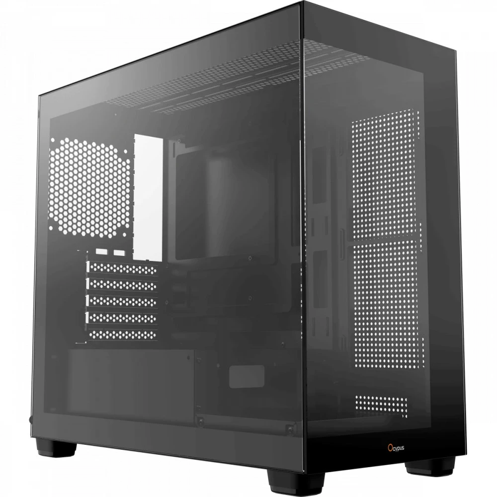 Корпус Ocypus Gamma C52 BK mATX/ITX 3xUSB Черный Gamma-C52-BKD000XX-GL