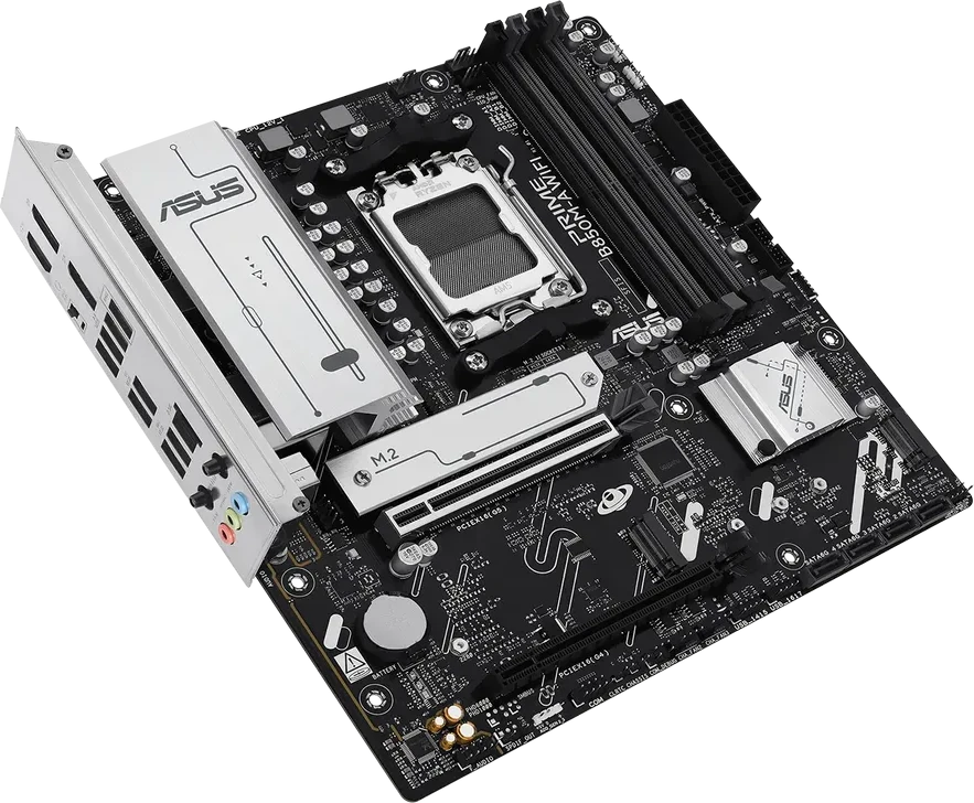 Материнская плата ASUS PRIME B850M-A WIFI, AM5, mATX, DDR5 — 3