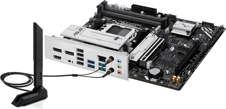 Материнская плата ASUS PRIME B850M-A WIFI, AM5, mATX, DDR5 — 4