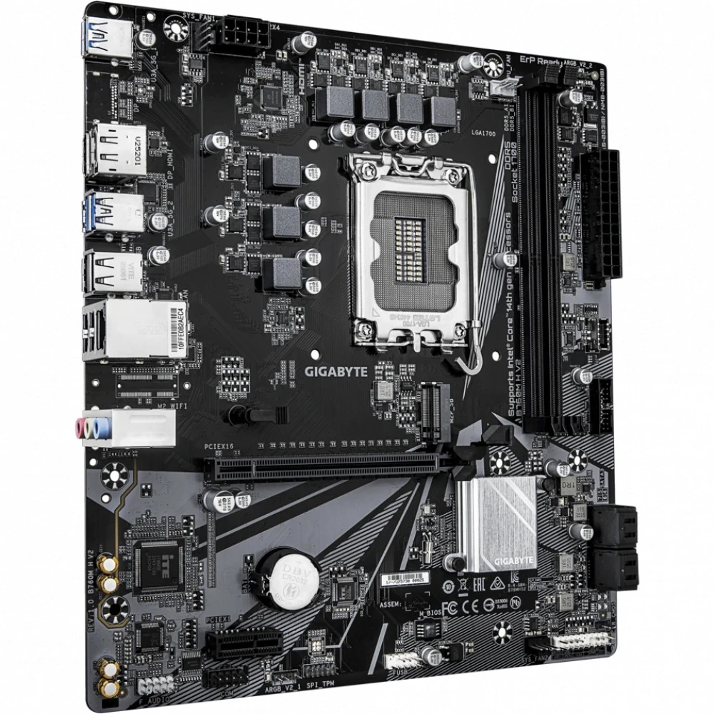 Материнская плата GIGABYTE B760M H V2, DDR5, mATX — 4