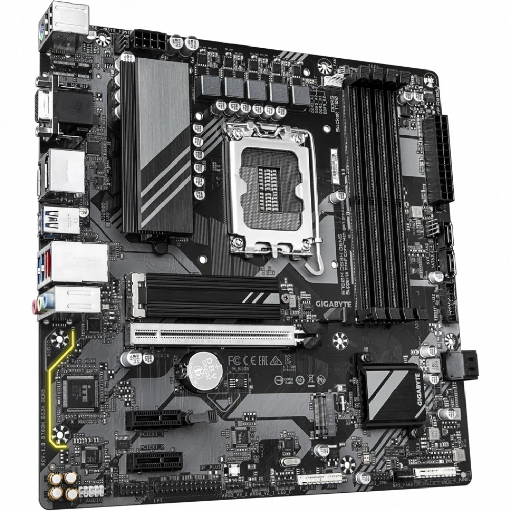 Материнская плата GIGABYTE B760 DS3H GEN5, DDR5, ATX — 5