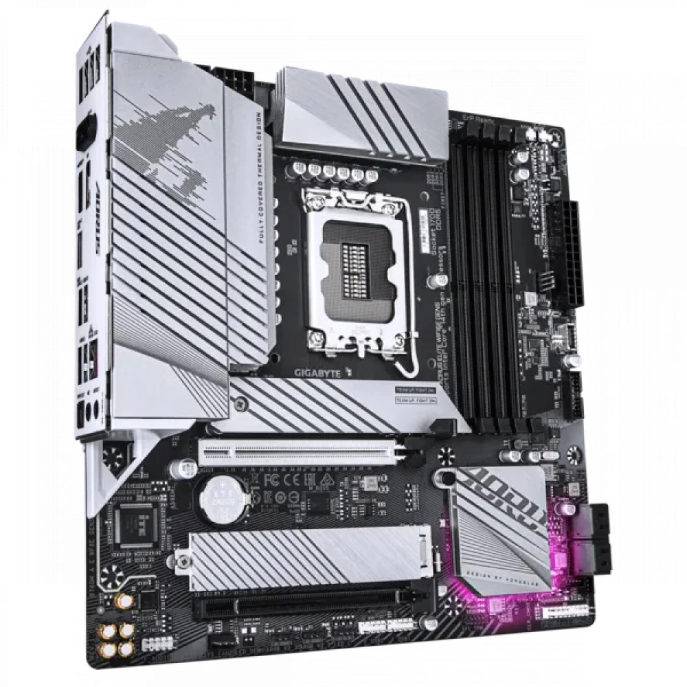 Материнская плата Gigabyte B760M AORUS ELITE WIFI6E GEN5, LGA1700, 4xDDR5, mATX — 5