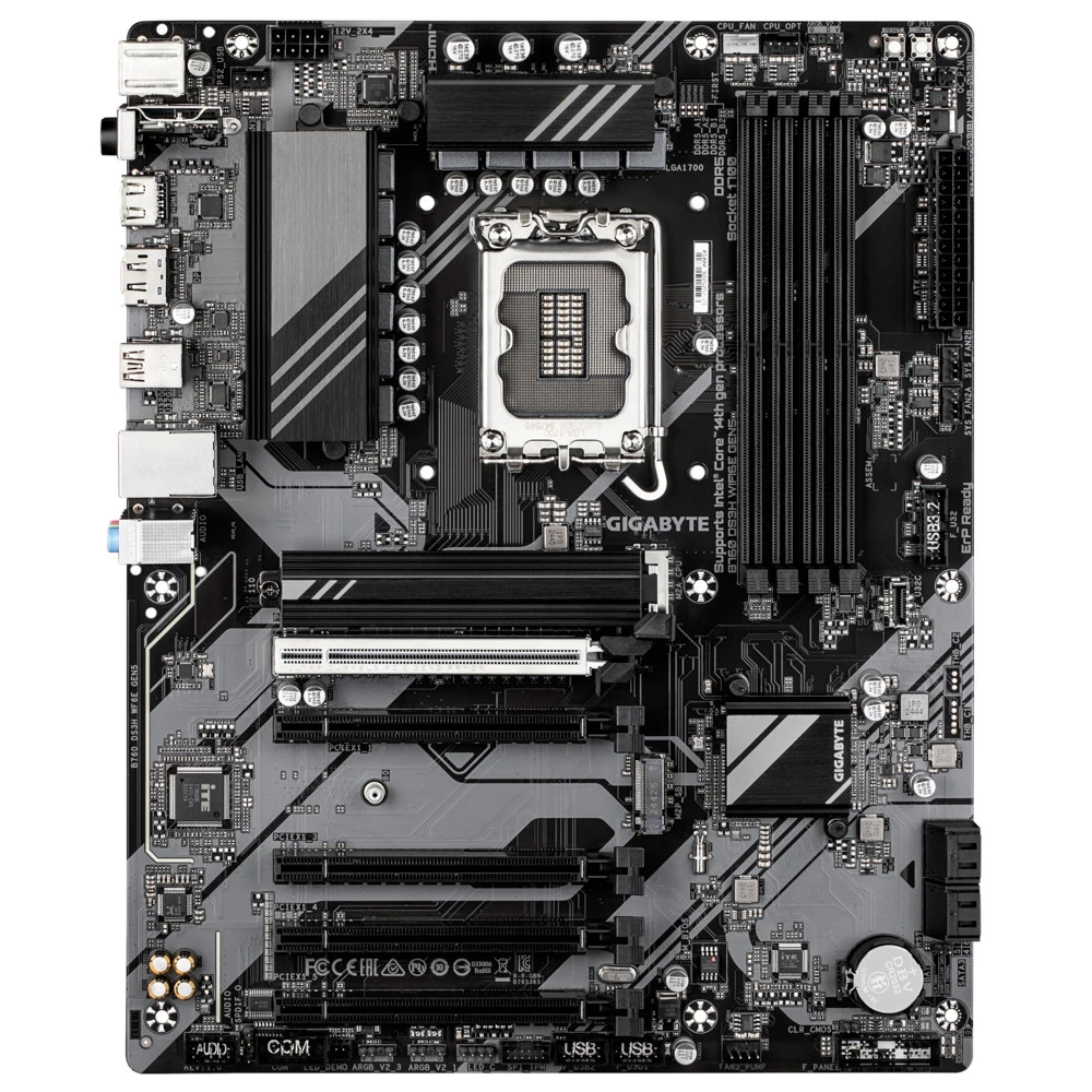 Материнская плата Gigabyte B760 DS3H WIFI6E GEN5, LGA1700, 4xDDR5, ATX — 2