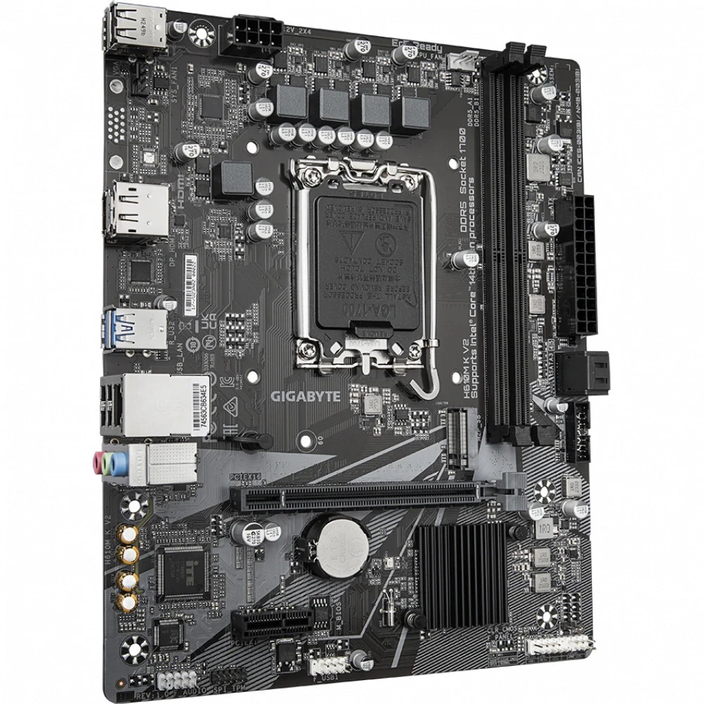 Материнская плата Gigabyte H610M K V2, LGA1700, mATX, DDR5 — 2