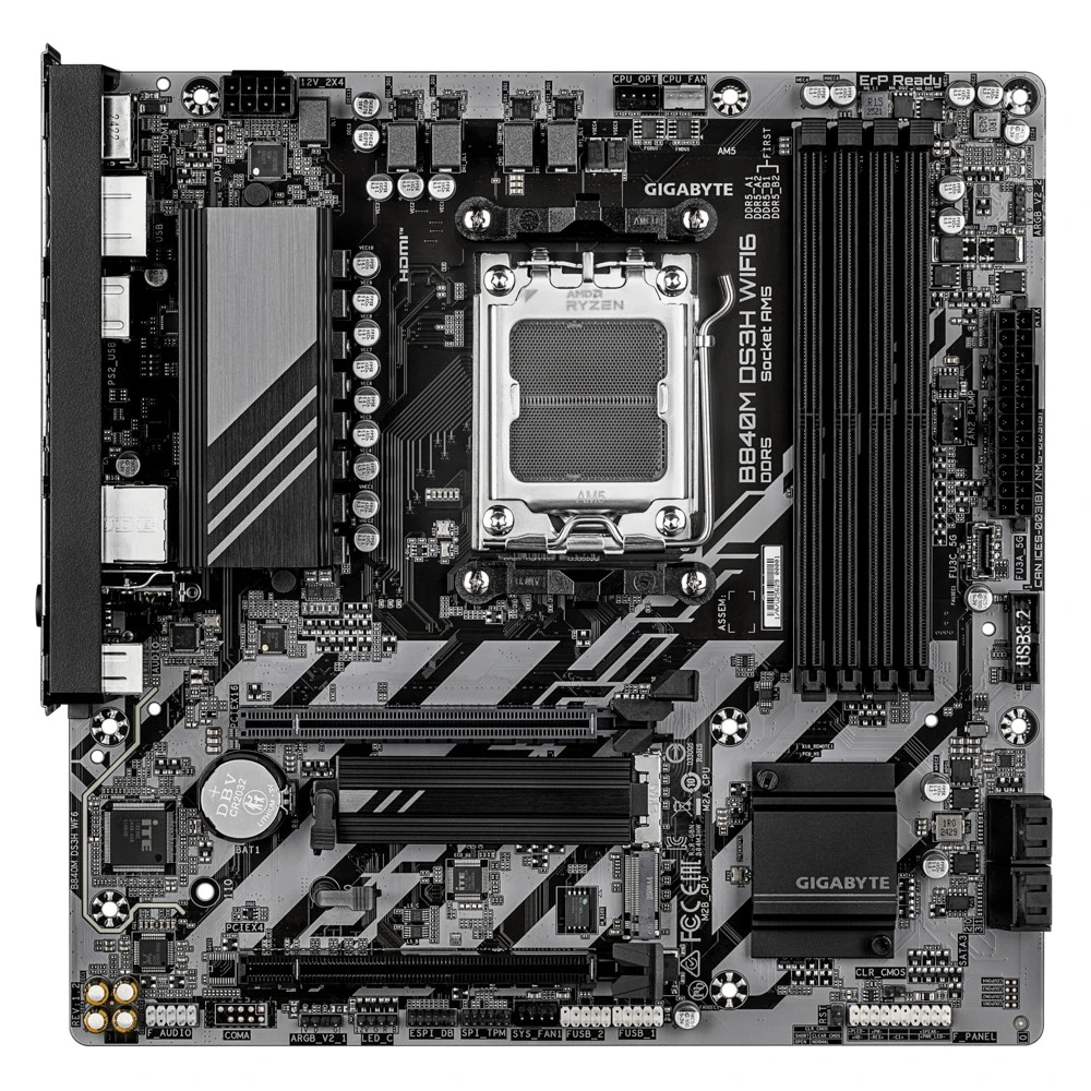 Материнская плата Gigabyte B840M DS3H WIFI6, DDR5