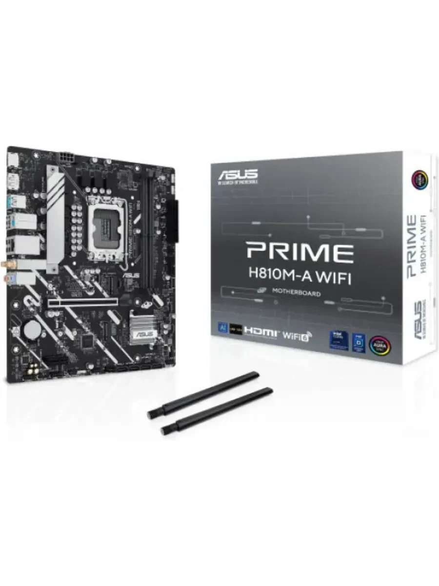 Материнская плата ASUS PRIME H810M-K, LGA1851, mATX, DDR5