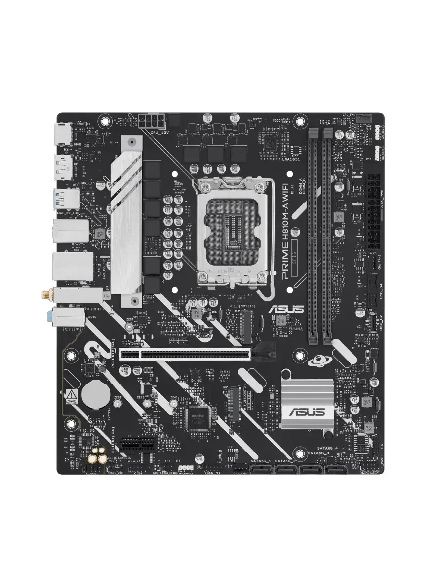 Материнская плата ASUS PRIME H810M-K, LGA1851, mATX, DDR5 — 2