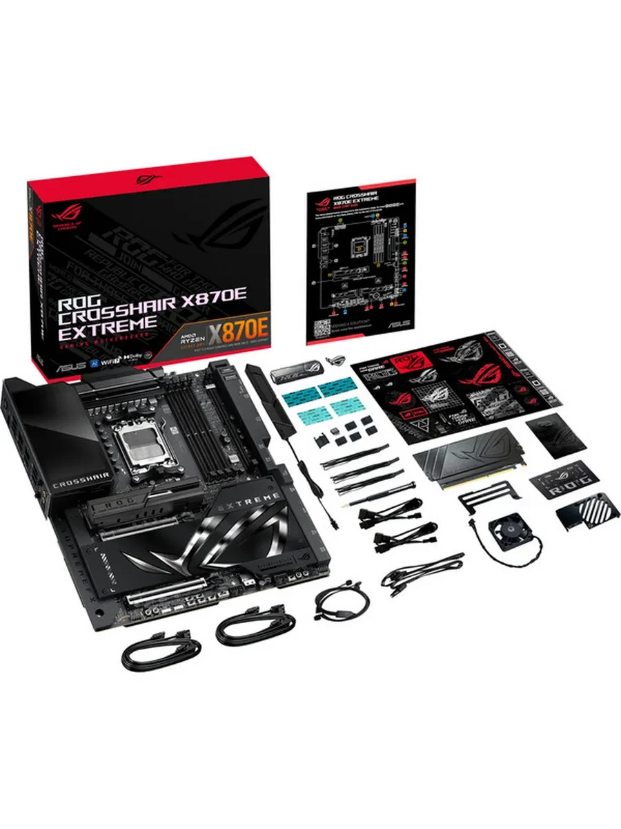 Материнская плата ASUS ROG CROSSHAIR X870E EXTREME, AM5, E-ATX, DDR5 — 3