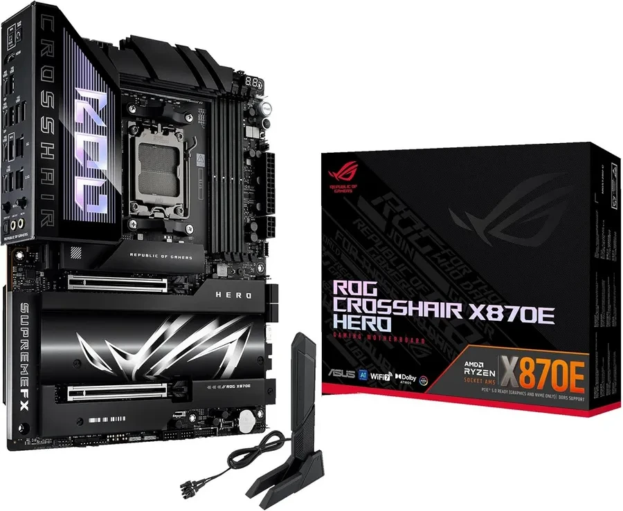 Материнская плата ASUS ROG CROSSHAIR X870E HERO, AM5, ATX, DDR5