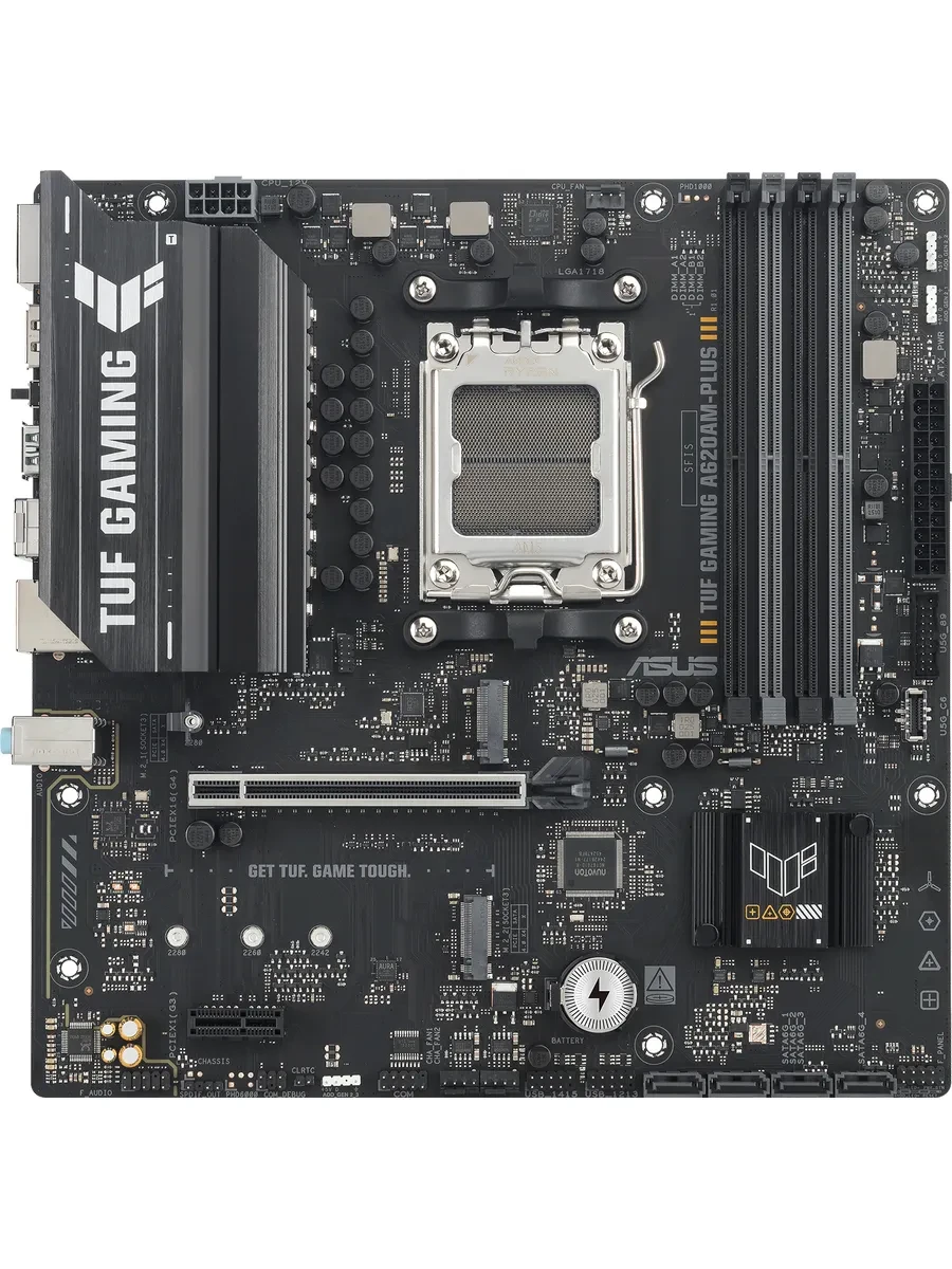 Материнская плата ASUS TUF GAMING A620AM-PLUS, AM5, mATX, DDR5