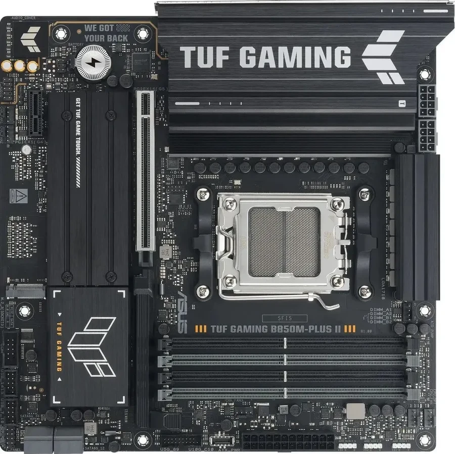 Материнская плата ASUS TUF GAMING B850M-PLUS II, AM5, mATX, DDR5