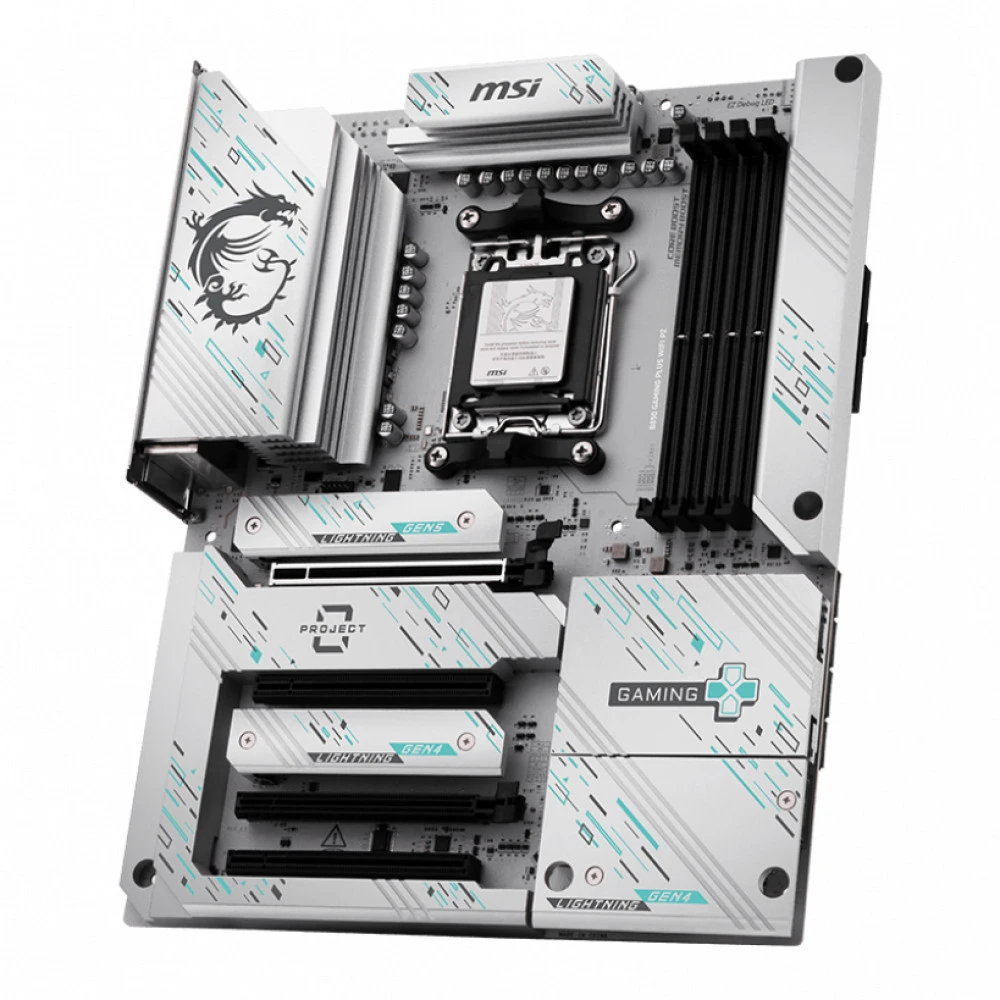 Материнская плата MSI B850 GAMING PLUS WIFI, AM5, ATX, DDR5 — 4