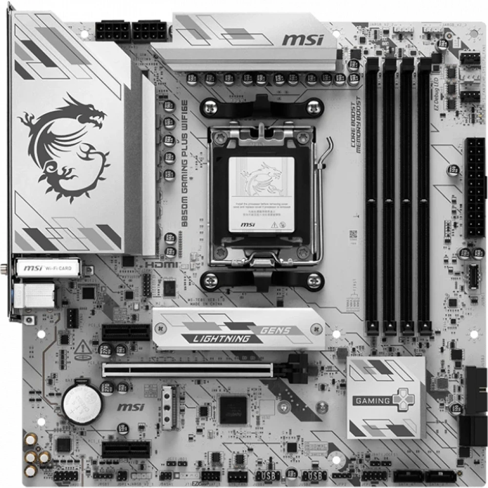 Материнская плата MSI B850M GAMING PLUS WIFI6E, AM5, mATX, DDR5 — 2