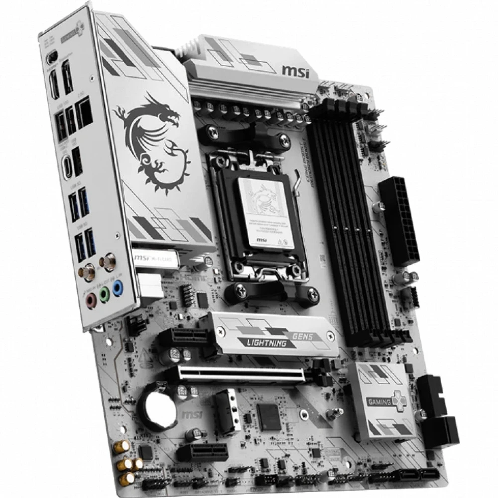 Материнская плата MSI B850M GAMING PLUS WIFI6E, AM5, mATX, DDR5 — 3