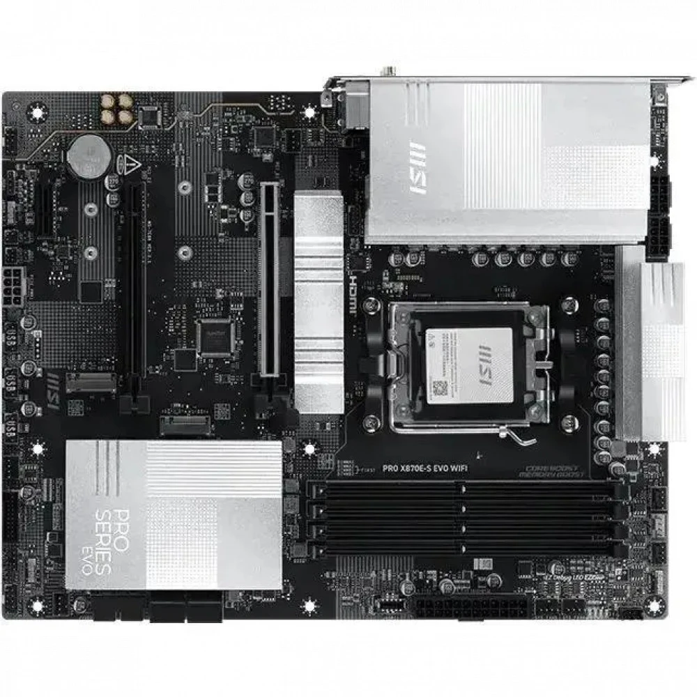 Материнская плата MSI PRO X870E-S EVO WIFI, AM5, DDR5, ATX