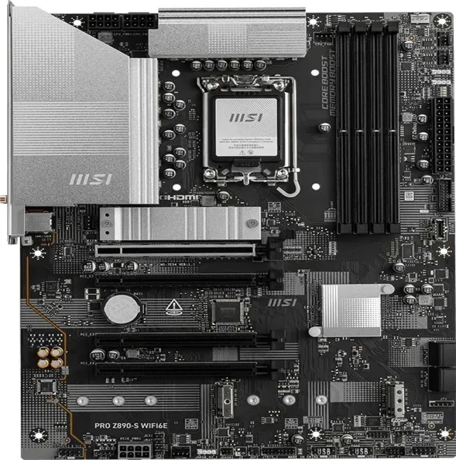 Материнская плата MSI PRO Z890-S WIFI6E, LGA1851, DDR5, ATX — 3
