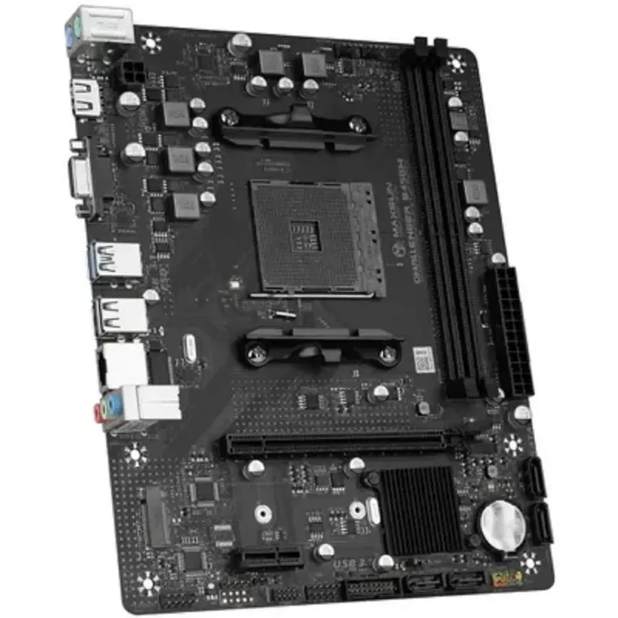 Материнская плата MaxSun Challenger B450M, AM4, mATX, DDR4 — 2