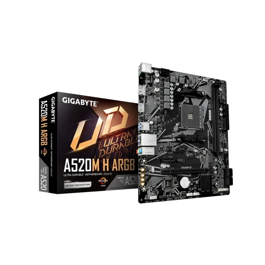 Материнская плата Gigabyte A520M H, AM4