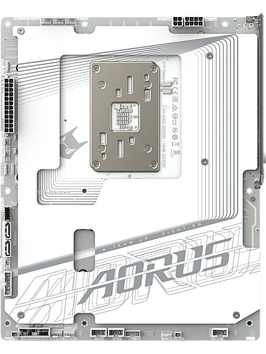 Материнская плата Gigabyte B850A STEALTH ICE, AM5, ATX — 3