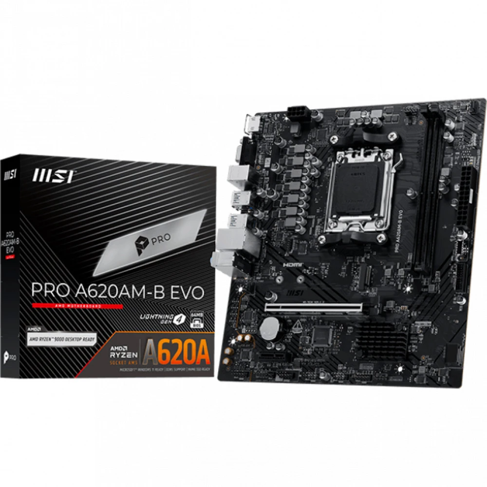 Материнская плата MSI PRO A620AM-B EVO, AM5, DDR5 — 5