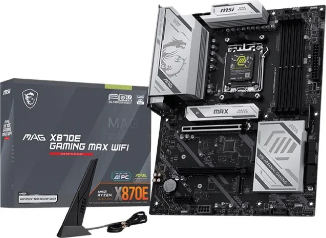 Материнская плата MSI MAG X870E GAMING MAX WIFI, AM5, ATX, DDR5