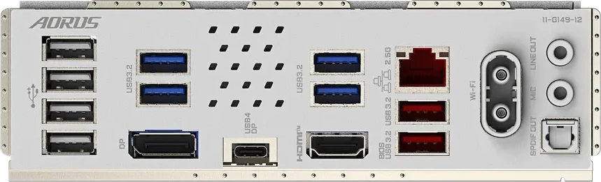 Материнская плата Gigabyte B860M AORUS ELITE WiFi6E ICE, LGA1851, mATX, DDR5 — 3