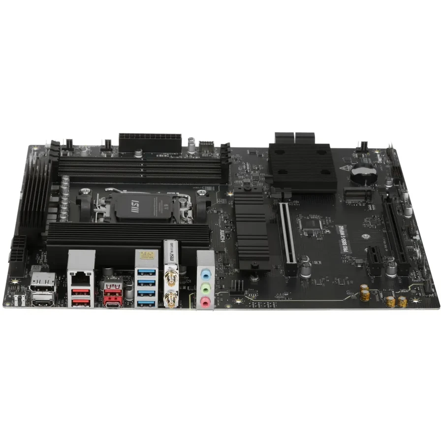 Материнская плата MSI PRO B850-S WIFI6E AM5 4xDDR5 4xSATA RAID 2xM.2 HDMI DP Type-C ATX — 4