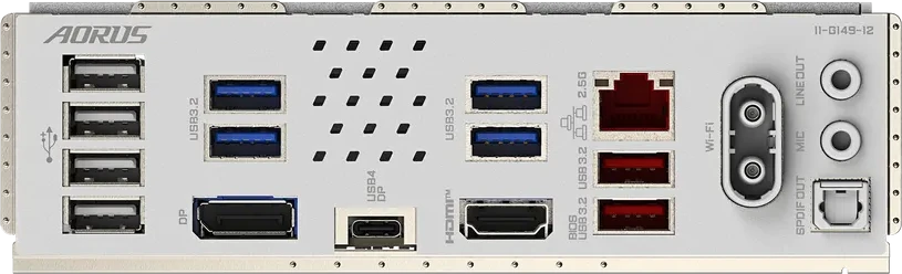 Материнская плата GIGABYTE B860M AORUS ELITE WIFI6E ICE, LGA1851, 4xDDR5, 2xHDMI+DP, 3xM.2, mATX — 2