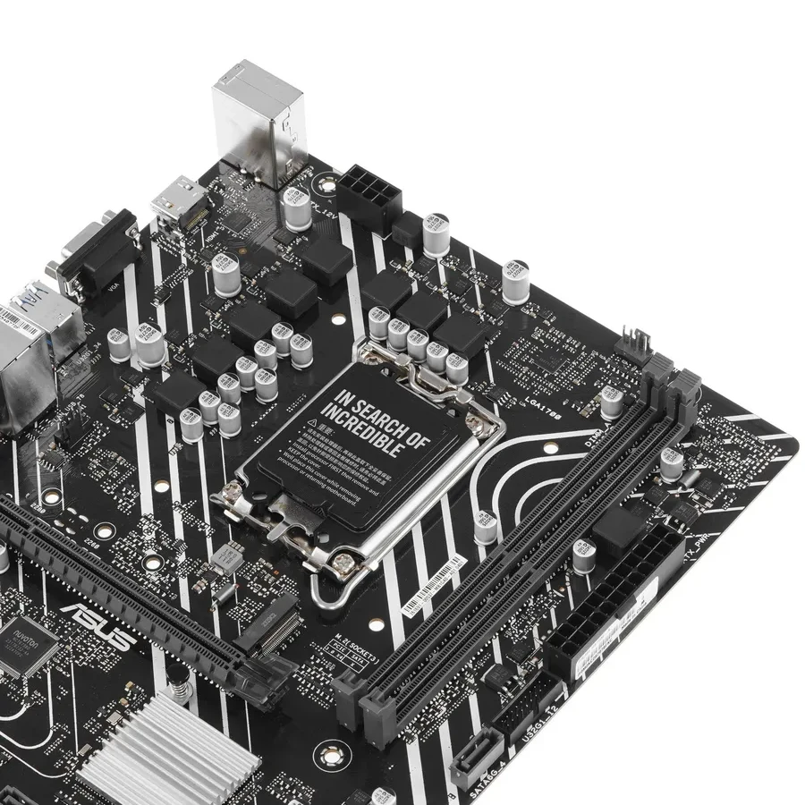 Материнская плата ASUS PRIME H610M-K ARGB, LGA1700 2xDDR5 4xSATA3 M.2 VGA HDMI mATX — 3