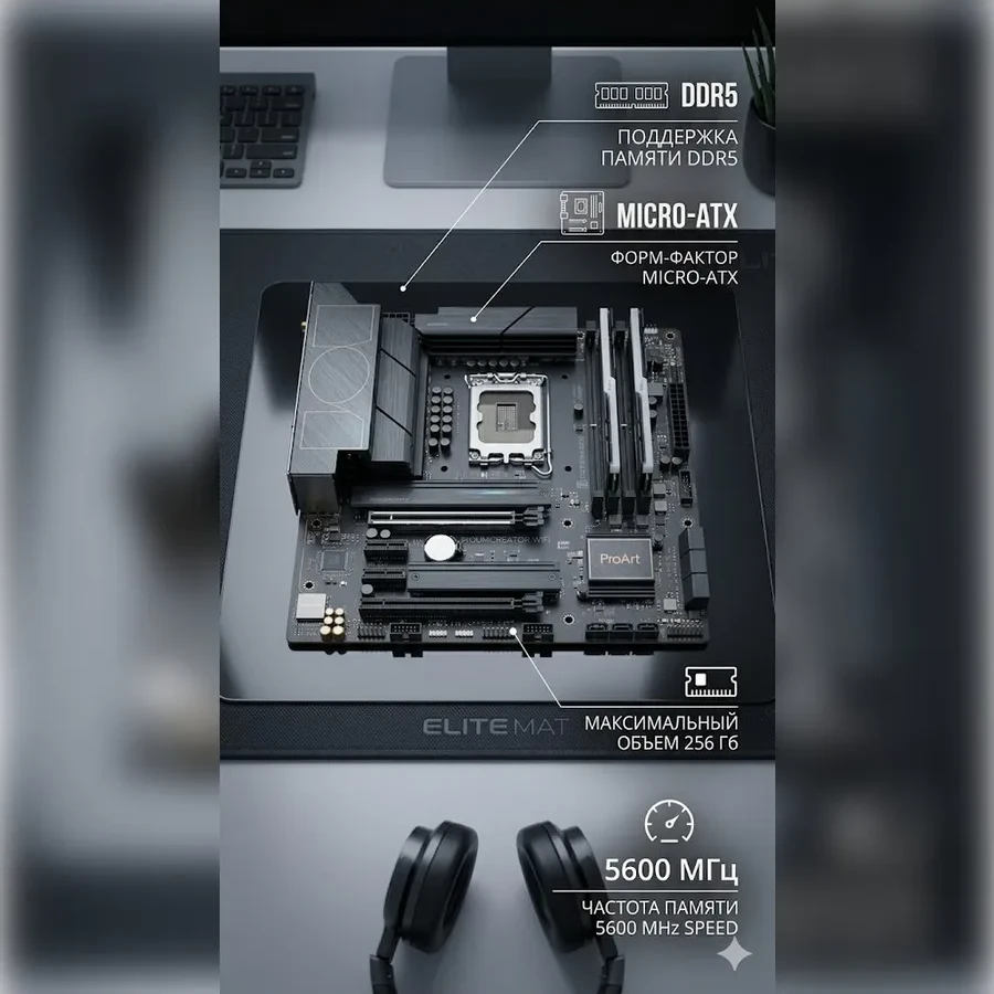 Материнская плата GIGABYTE B760M D3HP, LGA1700, B760, PCIe4.0, 4xDDR5, D-SUB+HDMI+DP, 2xM.2, mATX