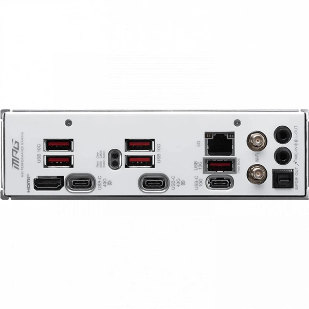 Материнская плата MSI MPG X870I EDGE TI EVO WIFI AM5 2xDDR5 2xSATA3 RAID M.2 HDMI 3xType-C mITX — 5