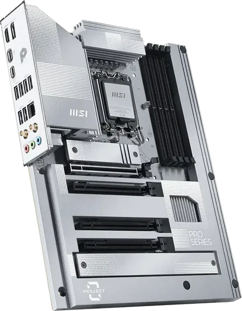 Материнская плата MSI PRO Z890-S WIFI PZ LGA1851 4xDDR5 4xSATA3 RAID 3xM.2 HDMI DP 2xType-C ATX — 3