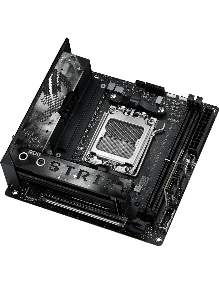 Материнская плата ASUS ROG STRIX X870-I GAMING WIFI AM5 2xDDR5 2xSATA RAID 2xM.2 HDMI WiFi Mini-ITX — 3