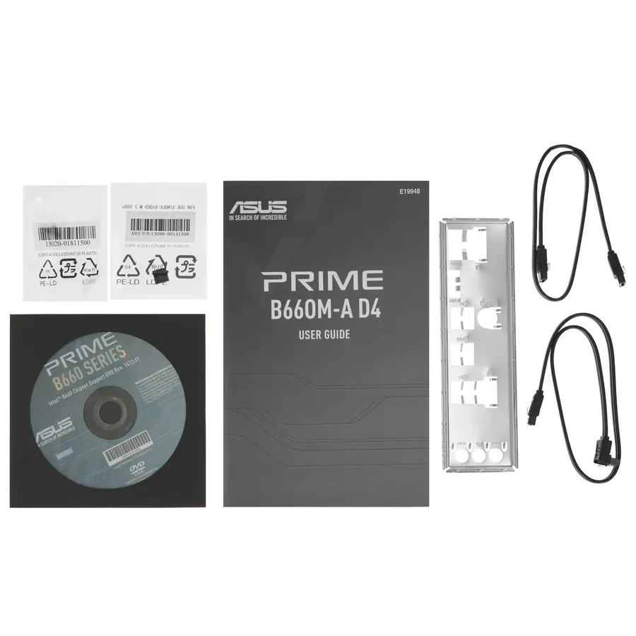 Материнская плата ASUS PRIME B660M-A D4-CSM, LGA1700 B660 4xDDR4 4xSATA3 2xM.2 RAID 2xHDMI 1xDP mATX — 2