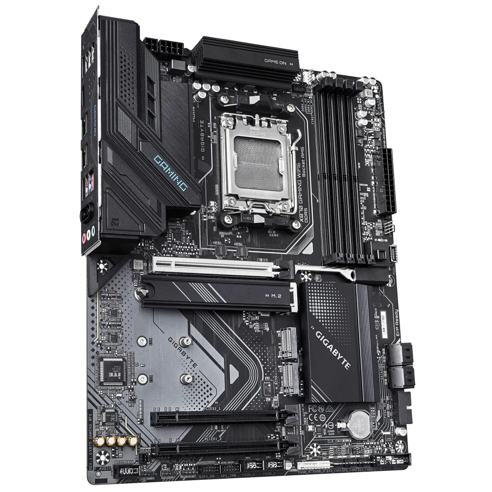Материнская плата GIGABYTE X870 GAMING WF6, AM5, 4xDDR5, PCIe5.0, HDMI+2xUSB4, 3xM.2, ATX — 3