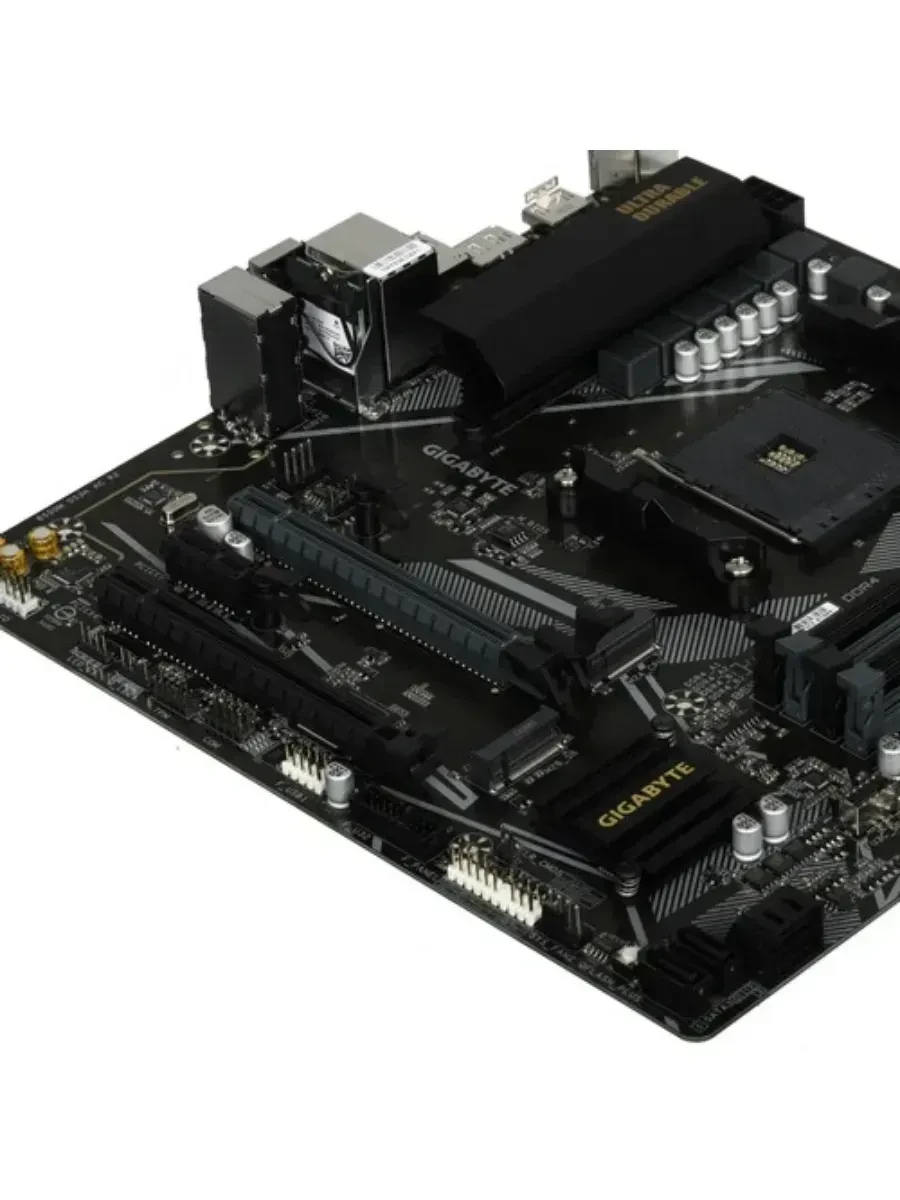 Материнская плата GIGABYTE B550M DS3H R2, AM4, 4xDDR4, PCIe4.0, DP+HDMI, 2xM.2, GLAN, mATX — 2