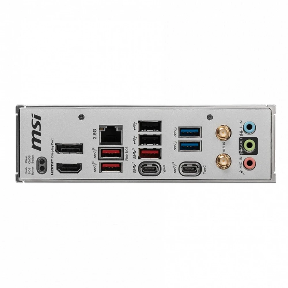 Матплата MSI B650M Project Zero, AM5, mATX, 4DDR-5, 1хPCI-Ex16, 4SATA, 2xM.2, HDMI, DP, 16USB — 4