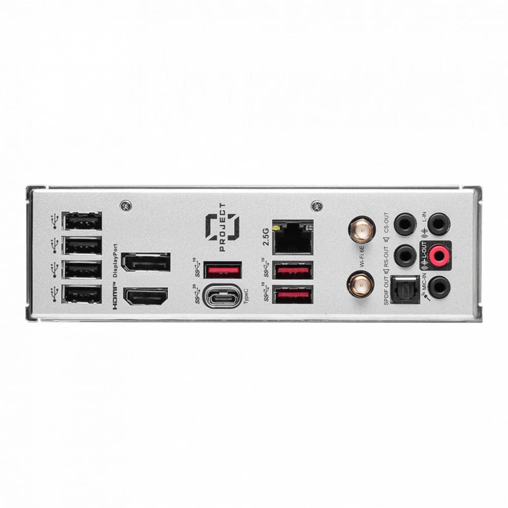 Матплата MSI B760M Project Zero, iZ790, S1700, mATX, 4DDR-5, 2хPCI-Ex16, 4SATA, 2xM.2, HDMI,DP,15USB — 3