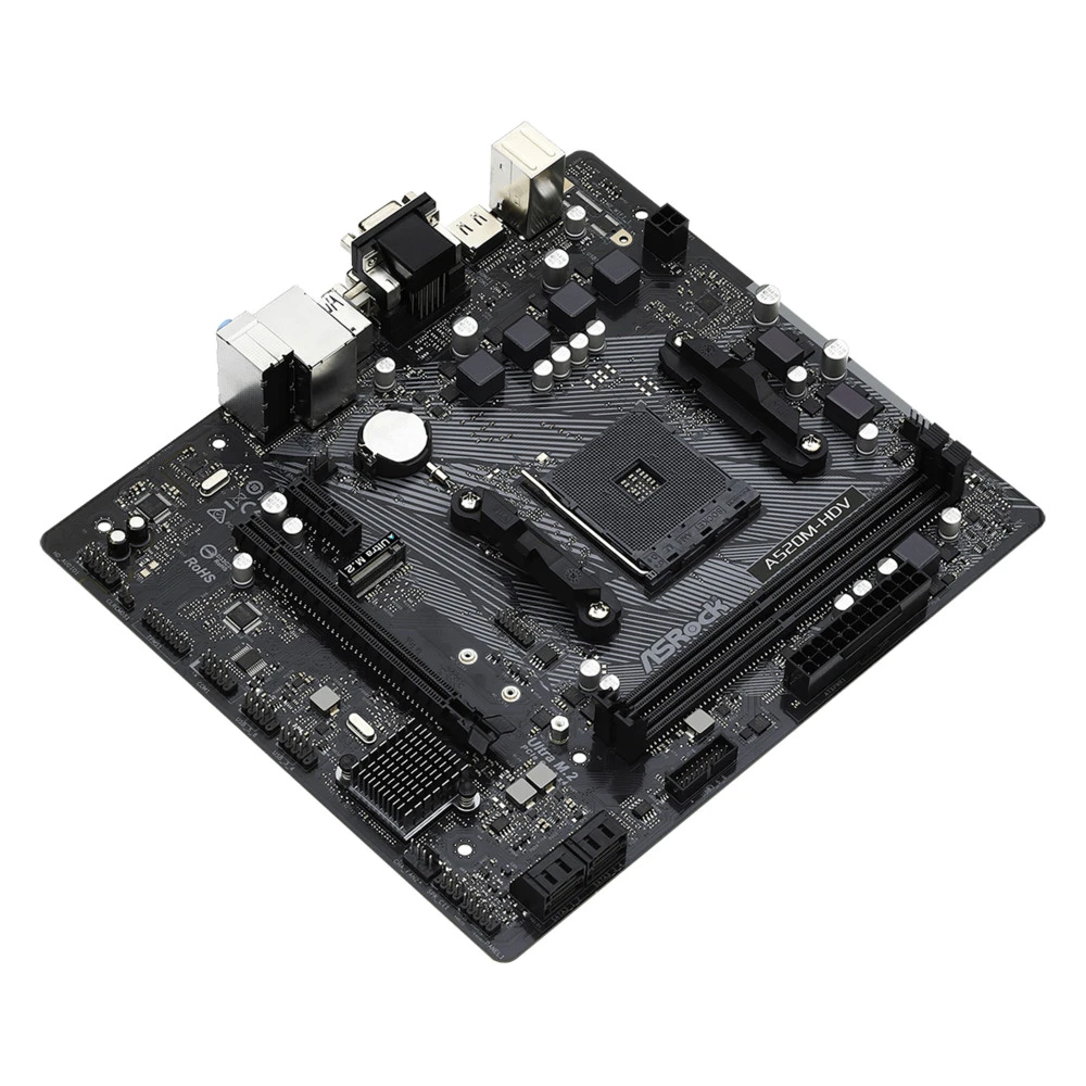Материнская плата ASRock A520M-HDV, AM4