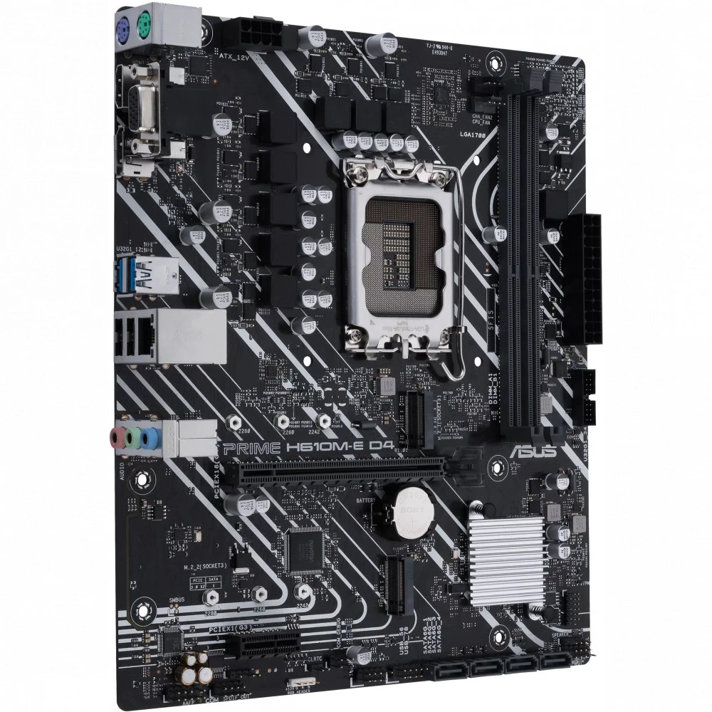 Материнская плата ASUS Prime H610M-E D4-CSM, LGA1700