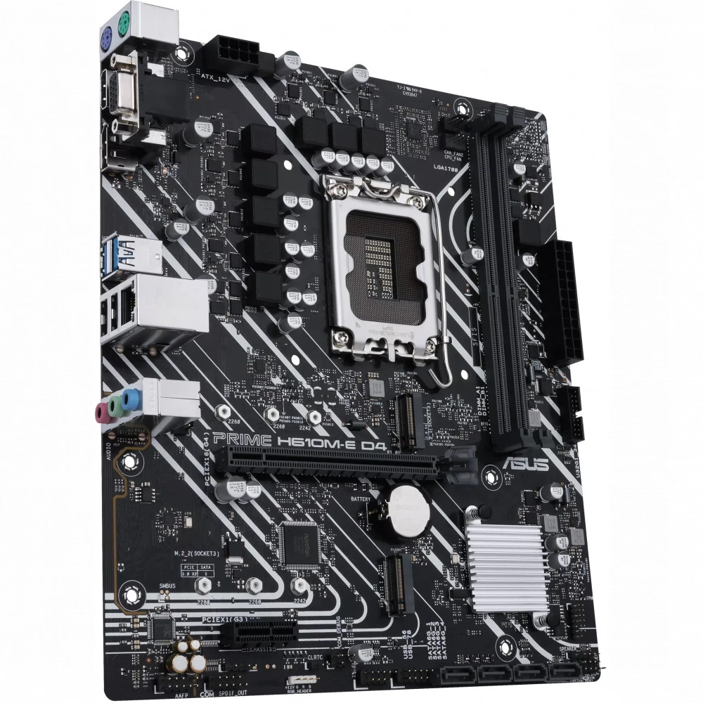 Материнская плата ASUS Prime H610M-E D4-CSM, LGA1700 — 2